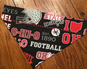 O-H-I-O Ohio State Dog Scarf