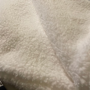 Polyester Mechanical Stretch Soft Faux Sherpa Fleece Fabric