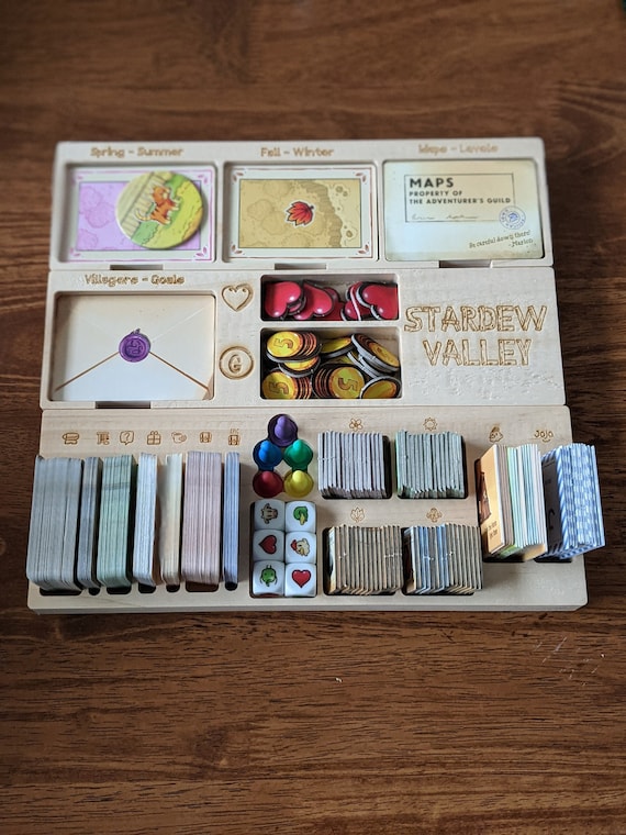 Stardew Valley Insert Board Game Organizer Custom Board Etsy UK