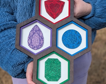bejeweled treasures: 3D Acrylic dopamine art