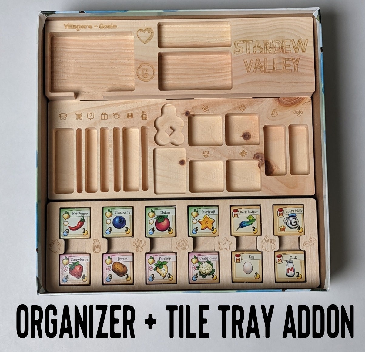 Stardew Valley Insert Board Game Organizer Custom Board Etsy UK