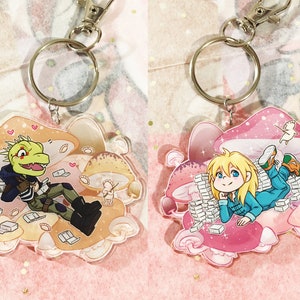 MUSHROOM MADNESS - Caiman Nikaido double sided acrylic charm