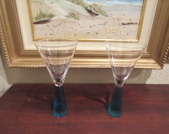 Decorative Blue Glasses