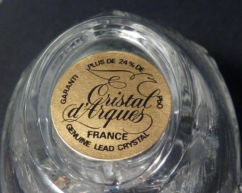 Cristal D'arques France 24% Genuine Lead Crystal Bird Candle Holder ...