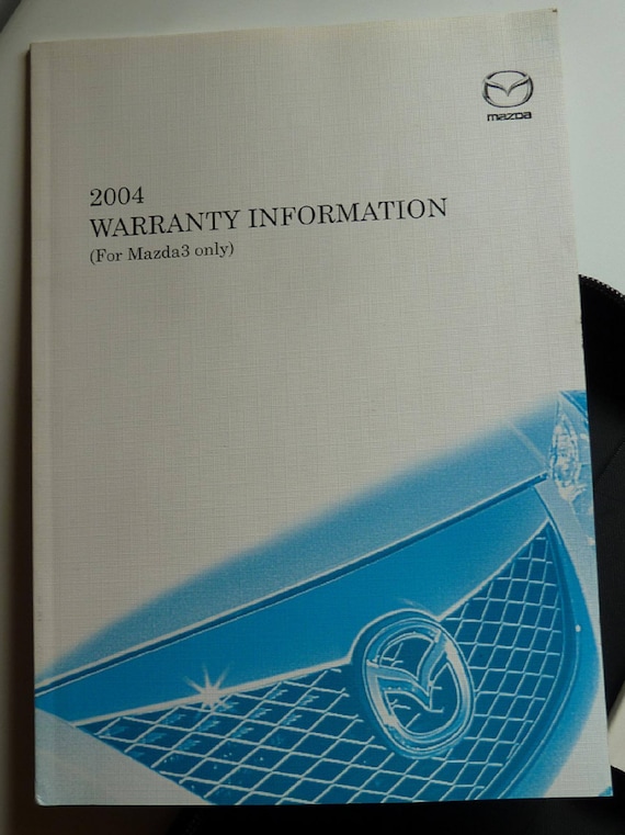 Mazda 3 - 2004 Owner's Manual Kit - Gem