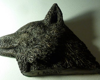 Cold Cast Bronze - "Wolf" - Signed - Ed Landry