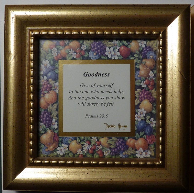 Patience Goodness and Gentleness 3 Set of Three - All Different Heartfelt Collection Inspiration Picture Frames