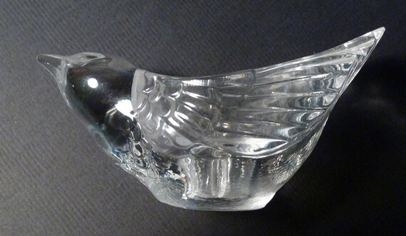 Cristal D'arques - France - 24% Genuine Lead Crystal Bird Candle