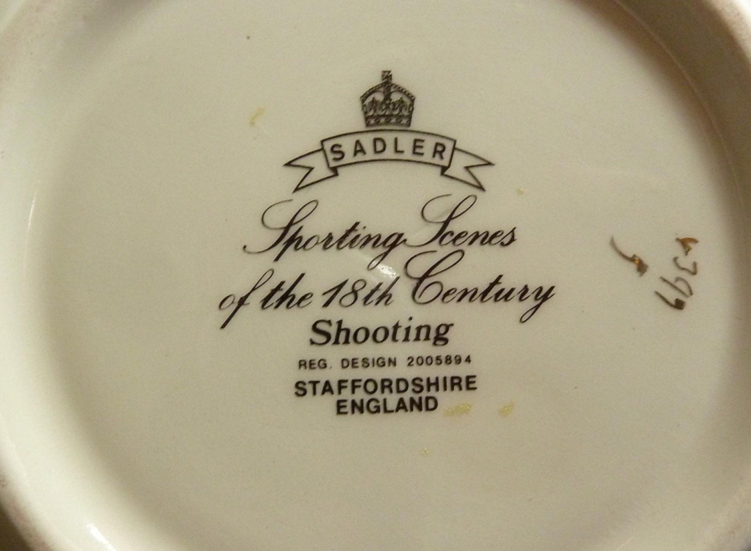 Sadler Teapot 18th Century Sporting Scenes Shooting Hunting Etsy