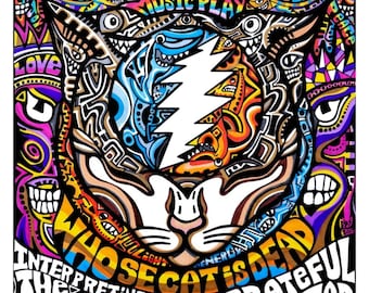 CHINA CAT Psychedelic Rock poster