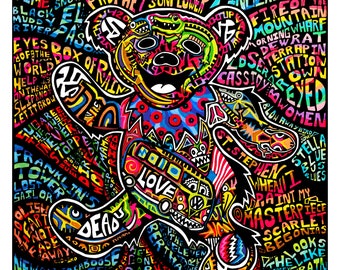 Bear Print 14 x 14