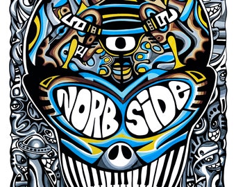 NORBSIDE Print 14 x 18.5 Twiddle Fan Art