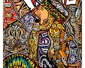 Twiddle Psychedelic Art Poster Print MIHALI Artist's Proofs
