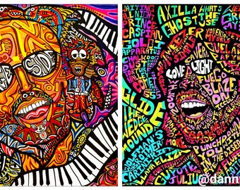 Phishy Combo (2 Signed 14 x 14 Prints)