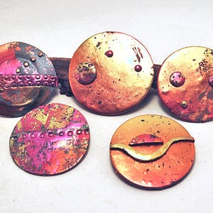 Handmade Polymer Clay Brooches: Shimmering Art Jewelry