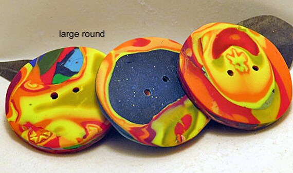 Botones. Botones grandes. Botones decorativos únicos hechos a mano para  artesanías y ropa. Botones de textura de punto. Se vende individualmente. -   México