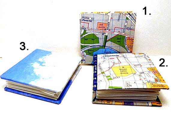 Square Explosion Blank Book: Sydney Map or Blue Sky Cover