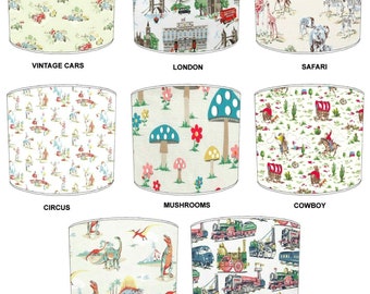 Cath Kidston Wallpaper Lampshades Cath Kidston Cushion Covers Cath Kidston Curtains Ceiling lights Cath Kidston Pendant shades Table lamps