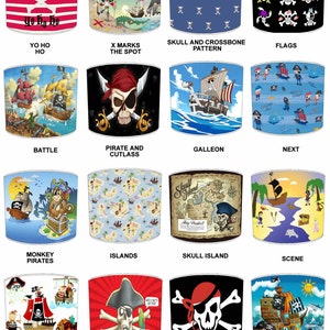 Kinderpiraten Tapete Wandkunst Wandbilder Bettdecken Quilts Vorhänge Spielzeug & Spiele Lampenschirme Deckenlampenschirme Anhänger Tischlampenschirme