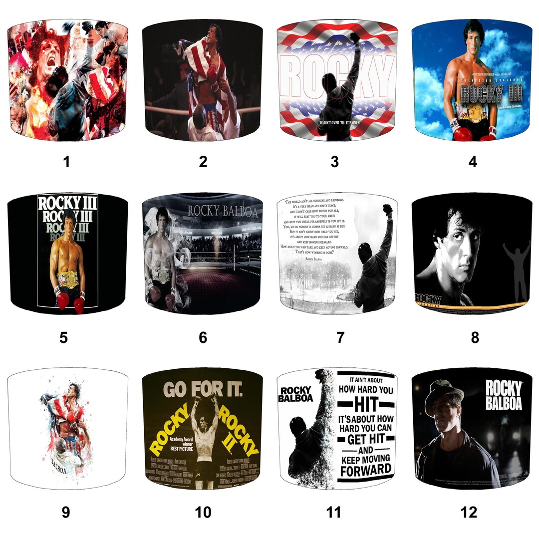 Rocky Balboa Films Movie Boxing Lampshades Duvets Quilts Bedspreads ...