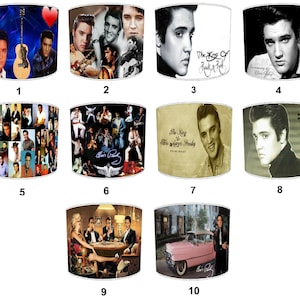 Abażury ścienne Elvis Presley Poszewki na kołdry Elvis Poszewki na poduszki Elvis Lampy sufitowe Elvis Abażury wiszące Elvis Abażury lamp stołowych Elvis