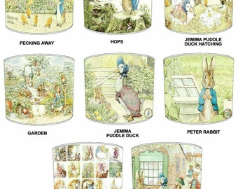 Beatrix Potter Peter Rabbit Lamp shades Bedside Table Lamps Ceiling Lights Ceiling Pendants Lighting Night Lights Floor Lamp Standard Lamps