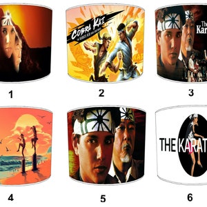The Karate Kid Cobra Kai Lampshades Posters Wall Art Murals Duvets Quilts Cushions Ceiling light shades Pendant shade Table lamp shades