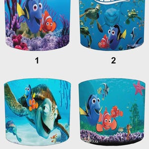 Finding Nemo Wallpaper Lampshades Finding Nemo Duvet Covers Finding Nemo Quilt Covers Kids Ceiling lights Pendant shades Table lamp shades