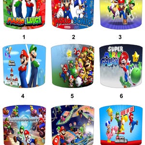 Super Mario Kart Abażury Kołdry Zestawy pościeli Tapety Sztuka ścienna Malowidła ścienne Zabawki i gry Abażury do lamp sufitowych Abażury wiszące Abażury do lamp stołowych