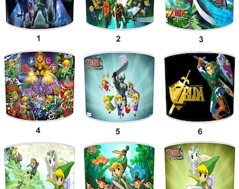 Legend of Zelda Lampshade For Bedside Table Lamps Ceiling Lightshades Pendants Lighting Night Lights Floor Standard Drum Mood Chandeliers