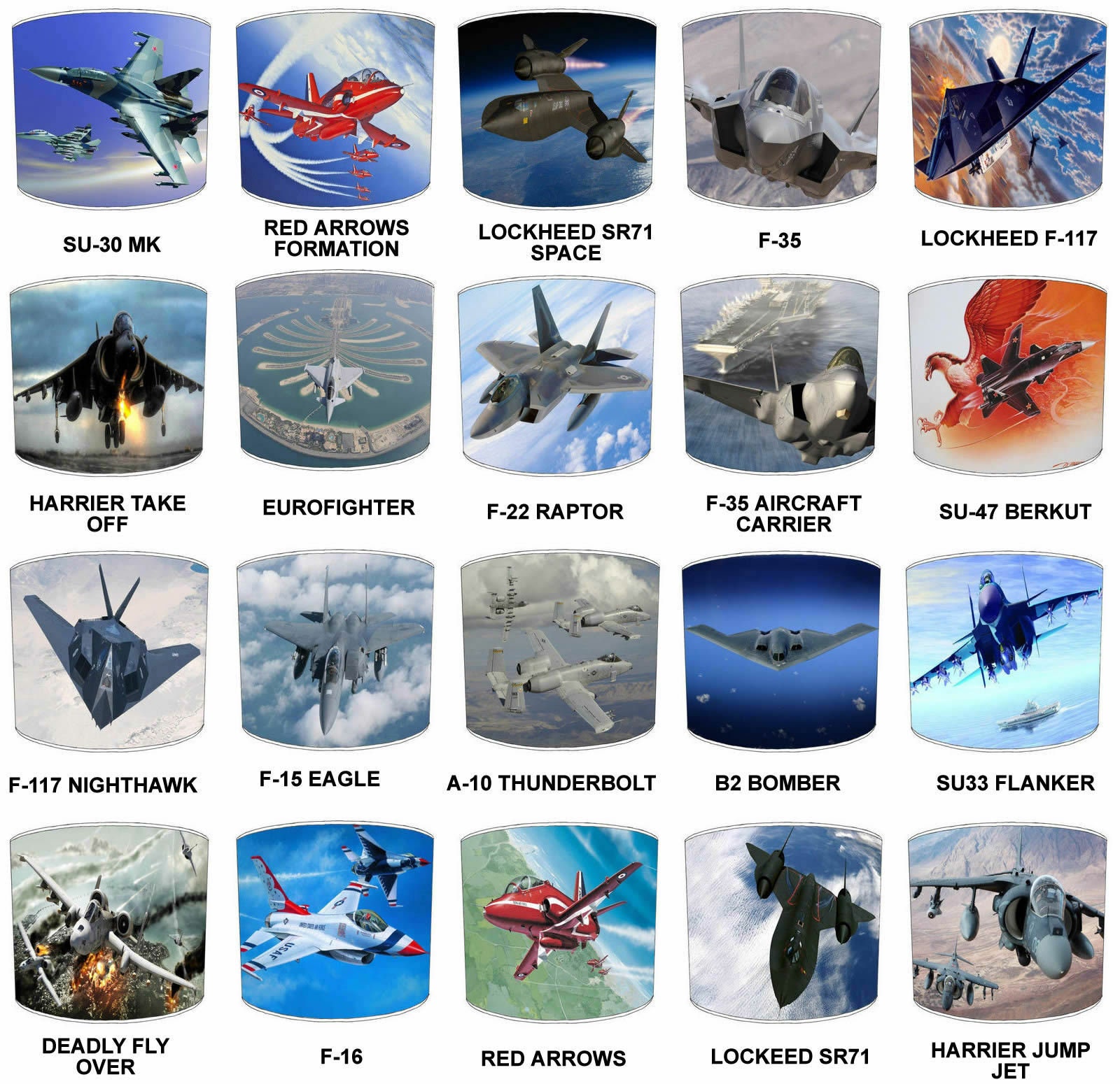 Fighter Jets Aircraft Airplane Lampshade For Bedside Table - Etsy Australia