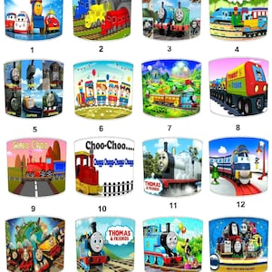 Thomas die kleine Lokomotive Tapete Lampenschirme Thomas die kleine Lokomotive Bettdecken Thomas die kleine Lokomotive Spielzeug Spiele Deckenleuchten Tischlampenschirme