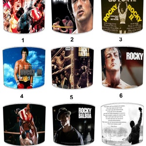 Películas de Rocky Balboa Boxeo Pantallas de lámparas Edredones Cubrecamas Murales de pared Pósteres artísticos Pantallas de lámparas de techo Pantallas colgantes Pantallas de lámparas de mesa
