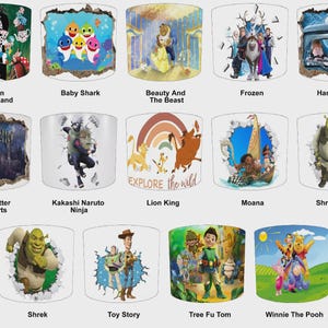 Kids Wall Murals Lampshades Children&#39;s Wallpaper Kids Duvet Covers Children&#39;s Quilt Covers Ceiling lights Pendant shades Table lamp shades