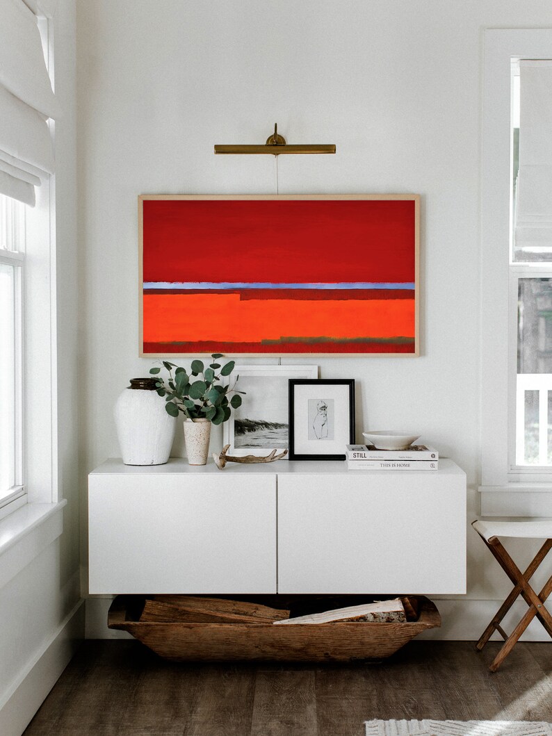 Virtual Background Rothko Rothko Art: Abstract Color Field Painting TV Background (digital ...