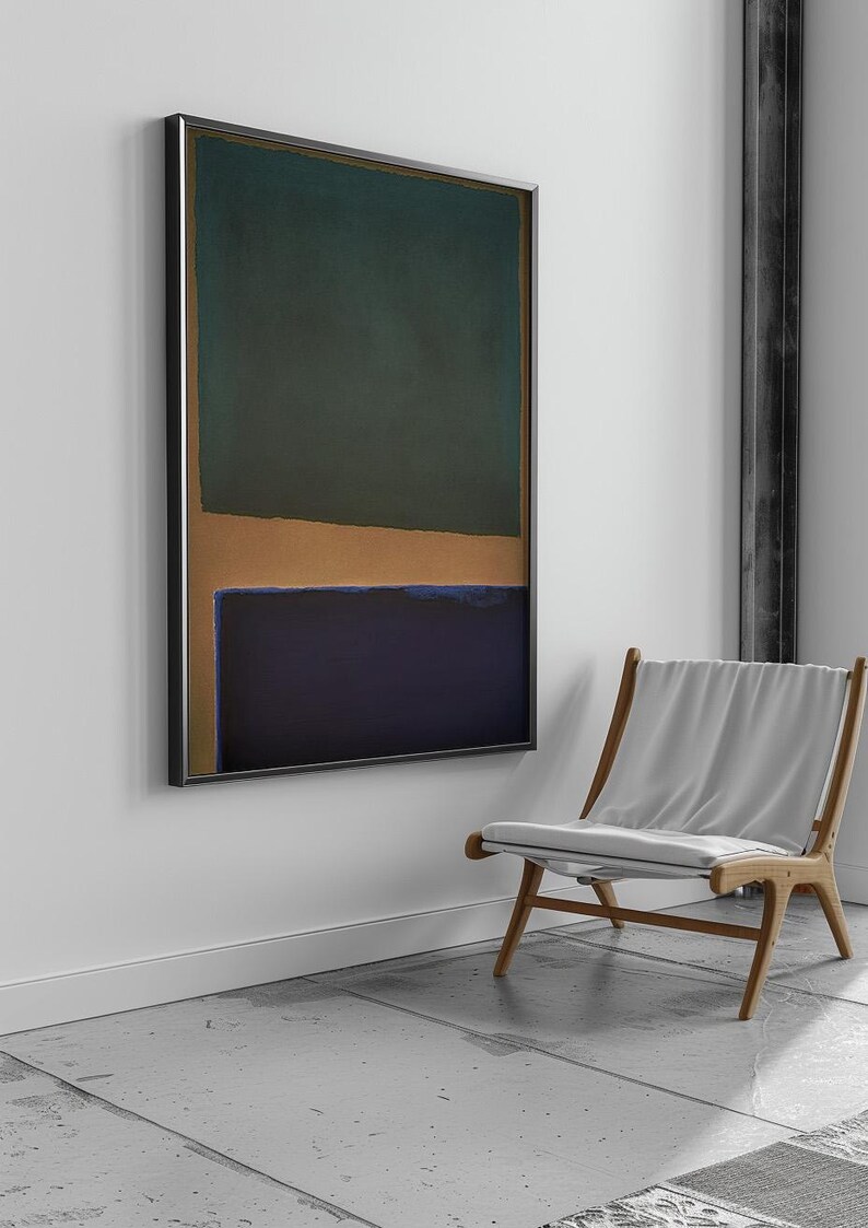 Rothko Original Abstract Painting Large Vertical Poster Modern Print ...