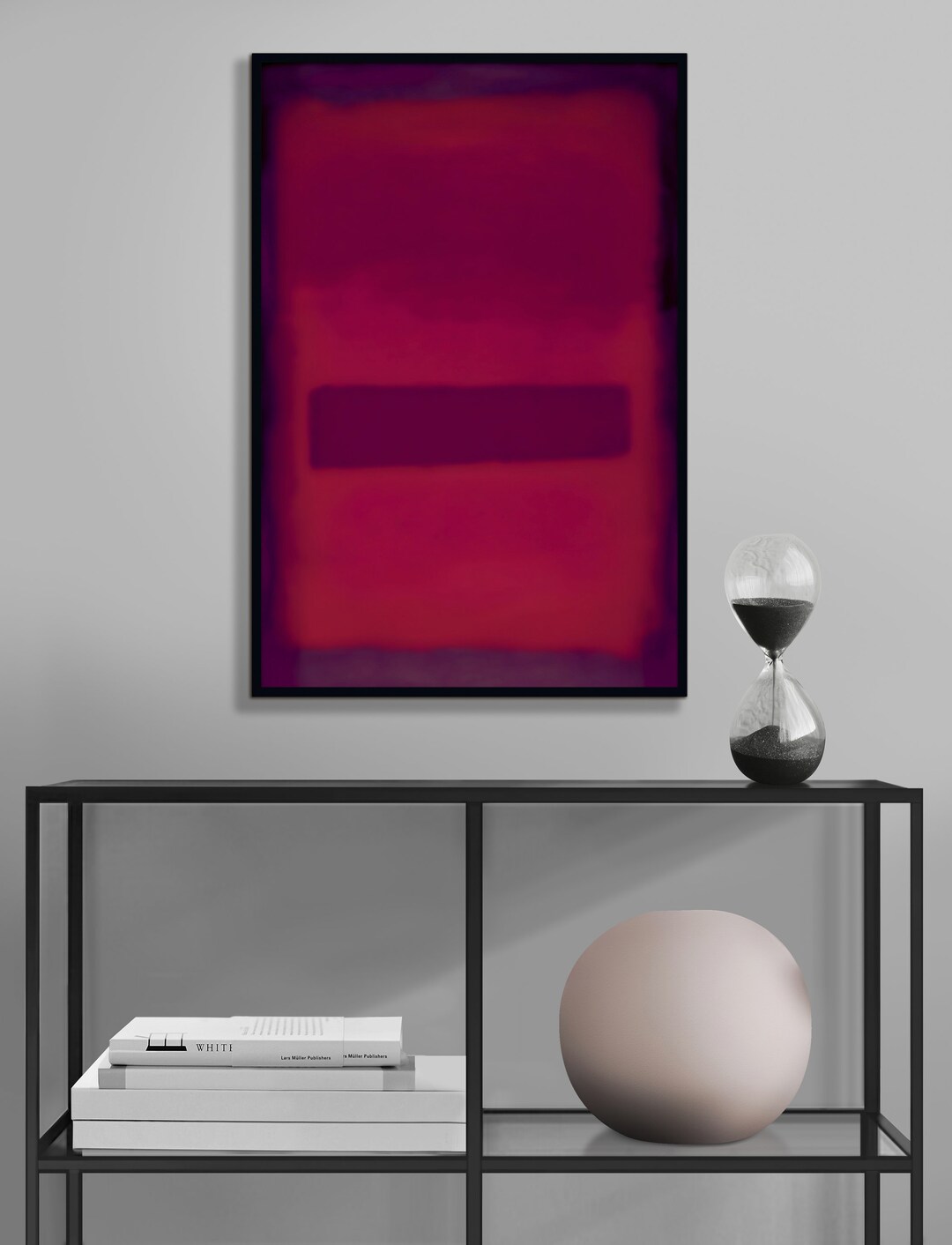 Rothko Original Abstract Painting Large Canvas Modern Oil Painting Wall ...