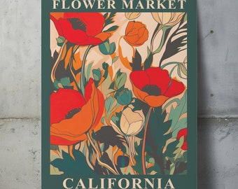 Golden Poppy Art Print: California State Flower Poster