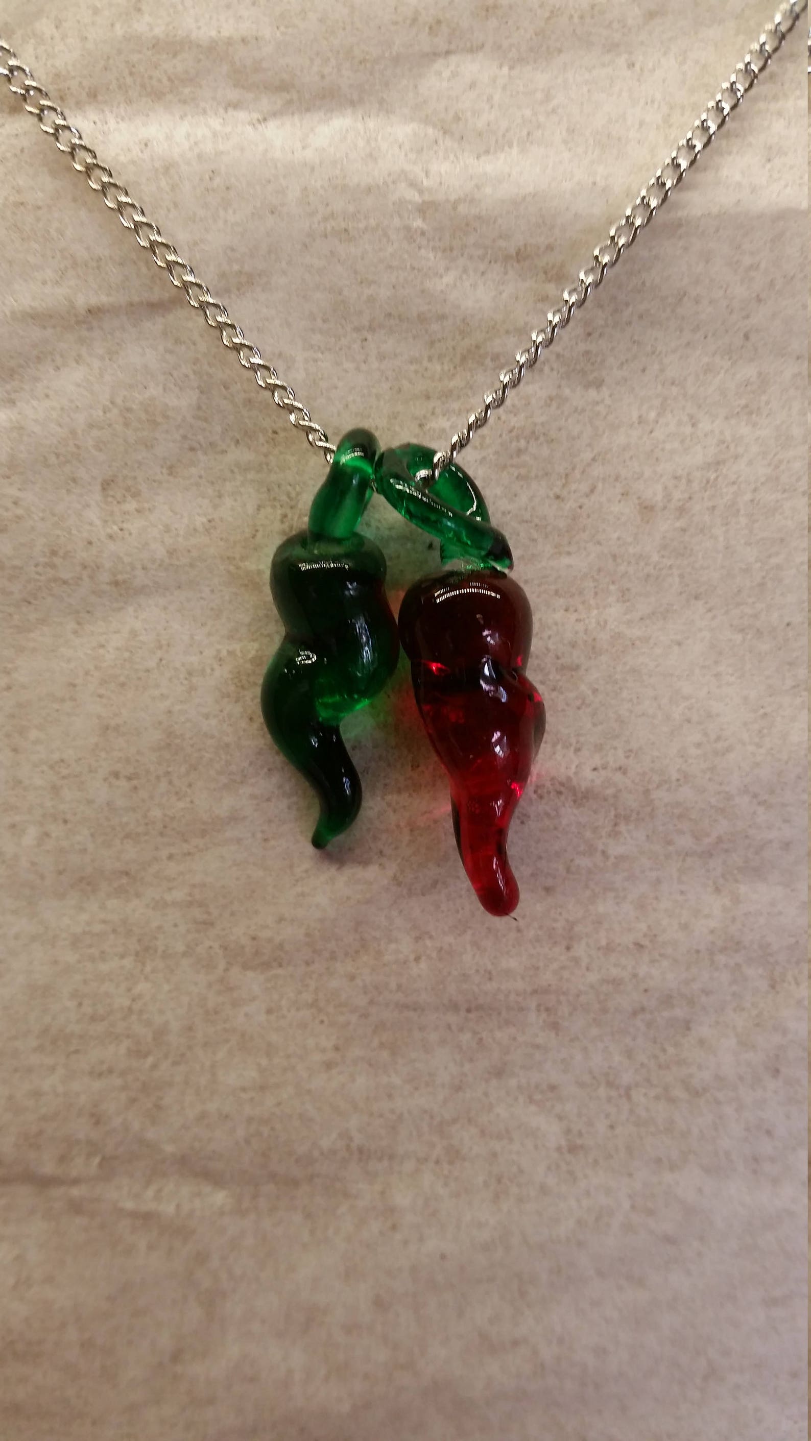 Chili Pepper Necklace Etsy