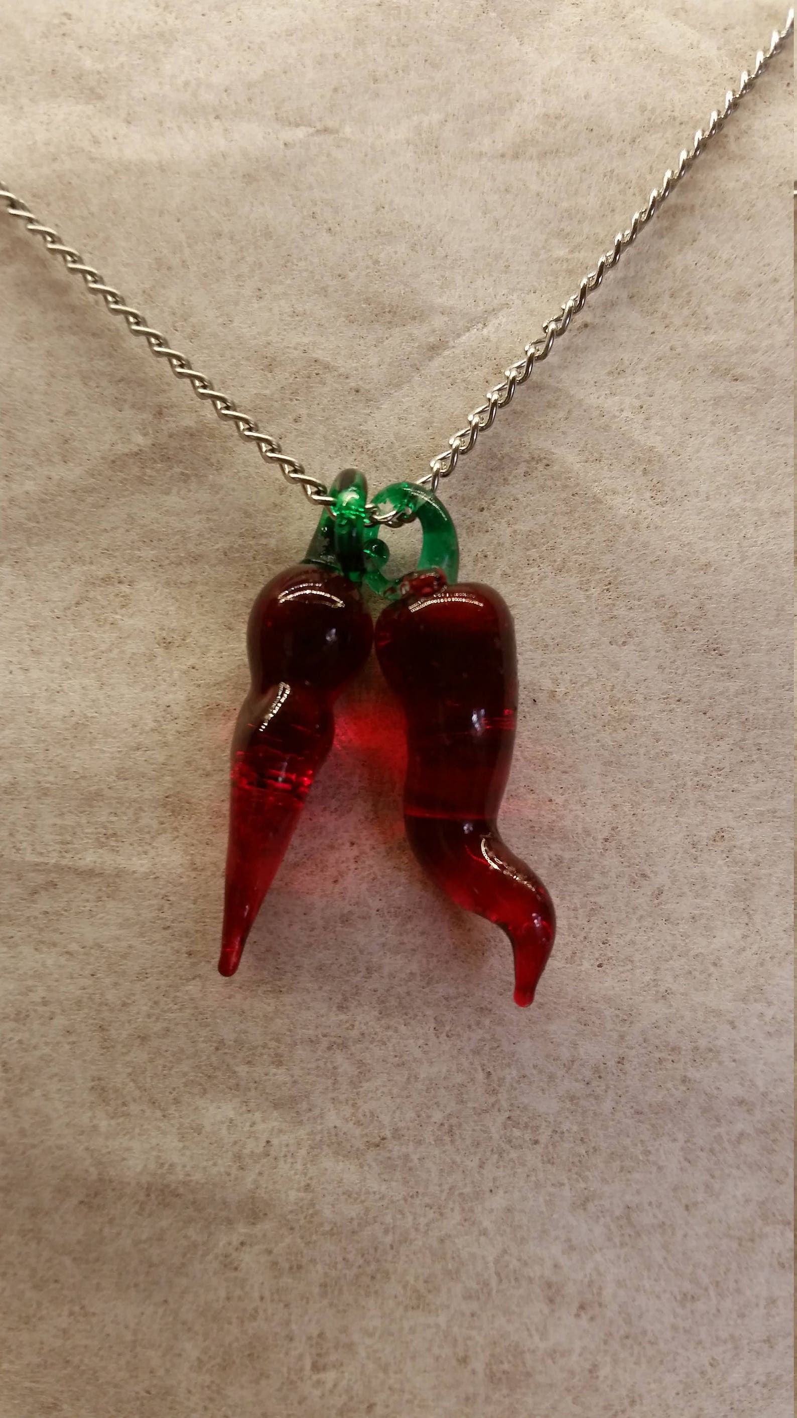 Chili Pepper Necklace Etsy
