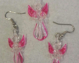Angel Necklace/Earrring set