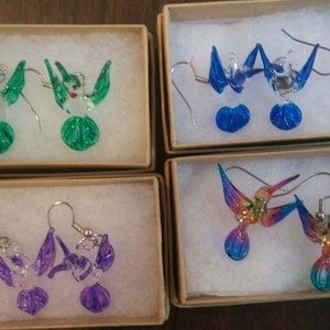 Hummingbird earrings