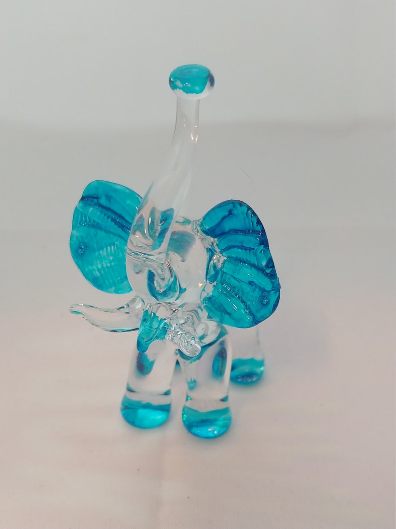 Set of 2 Small Elephants Etsy