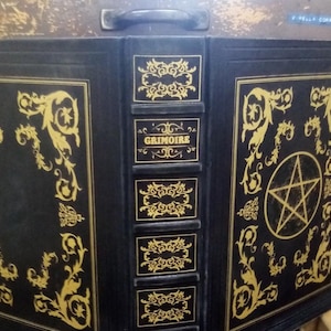 Beauchamp Grimoire - Hexen von East End - NEUES MODELL Buch der Schatten - Wicca - WIEDERBEFÜLLBAR - Blankoseiten, Grimoire