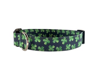 four leaf clover dog collar