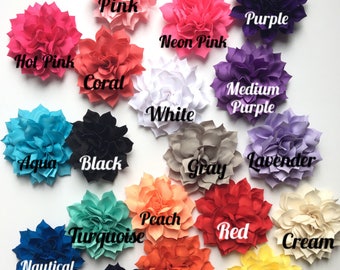 Dog Collar Flower, 3 or 4 inch dog collar flower, Dog Collar Flower, Collar Flower, Dog Collar Accessory, Flowers for dog collars