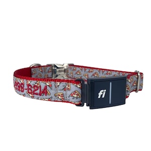 Fi Series 3+ and Fi Series 3 Compatible Dog Collar, Embroidered Fi Series 3/3+ Dog Collar, Fi Component must be purchased from Fi