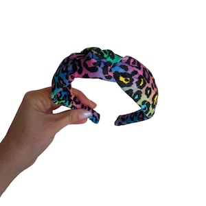 Knot Headband, Headbands to match your dogs collar, Leopard Print Headband, Custom Headbands