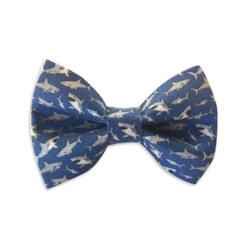 Shark Bowtie Dog Collar Bow Tie Dog Bow Tie Collar bow tie Etsy