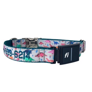 Fi Series 3+ and Fi Series 3 Compatible Dog Collar, Embroidered Fi Series 3/3+ Dog Collar, Fi Component must be purchased from Fi